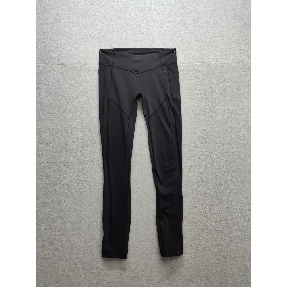 Lululemon Women‎ Legging 6 Black Skinny Low Rise Compression Stretch Activewear